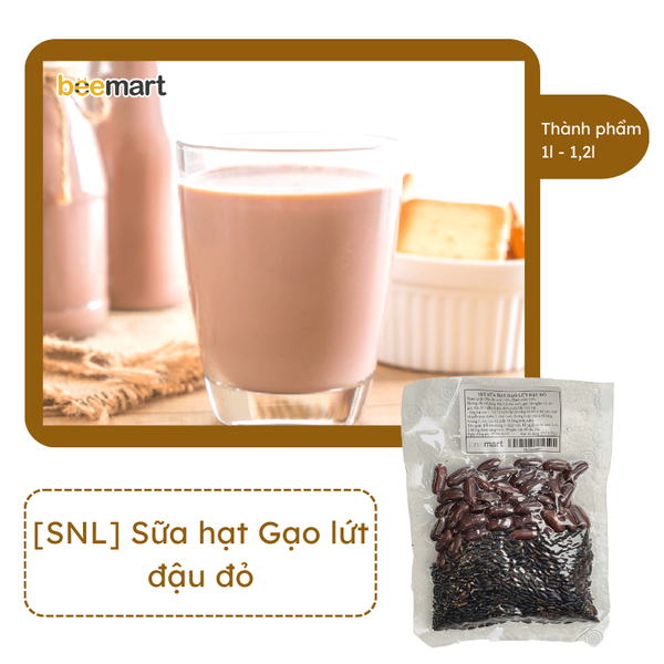 [SNL] Sữa hạt Gạo lứt đậu đỏ