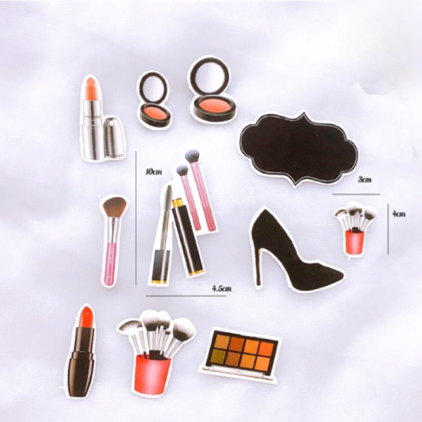 Set que cắm HPBD bộ trang điểm đen