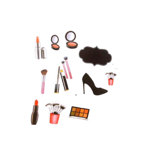 Set que cắm HPBD bộ trang điểm đen