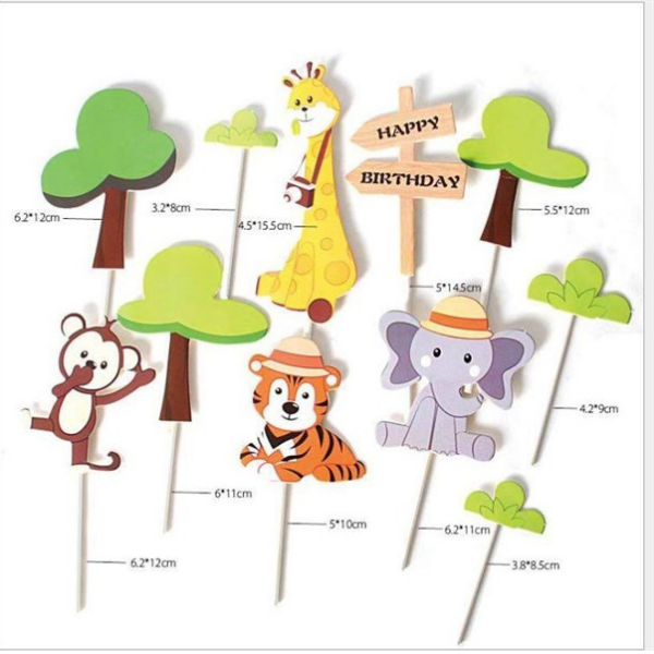 Set que cắm sở thú + cây xanh