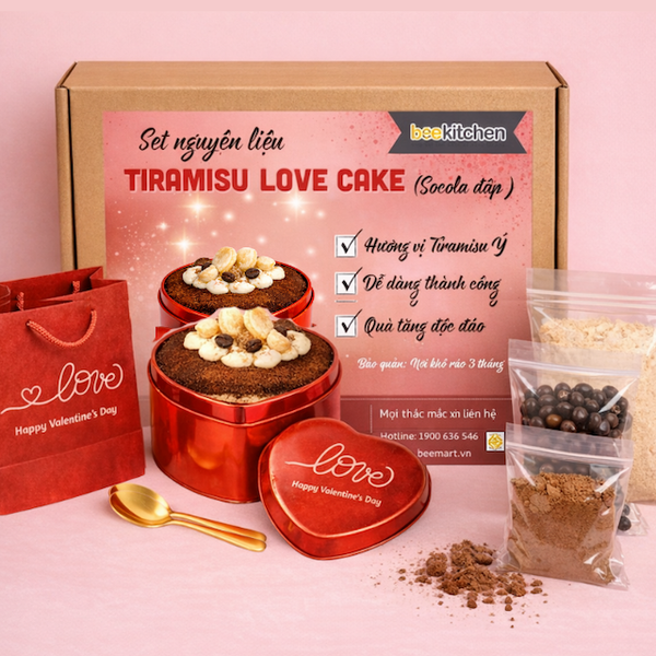 [SNL] Bánh kem hộp thiếc tim đỏ