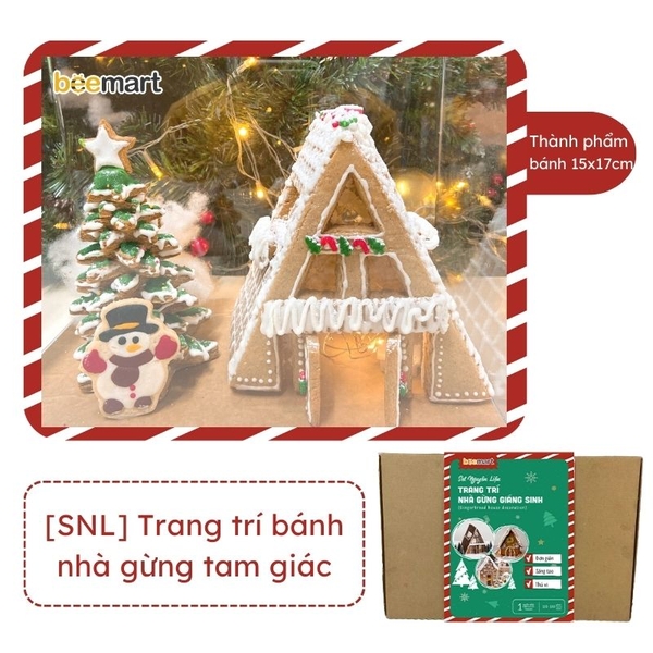 [SNL] Bánh nhà gừng tam giác 15x17cm