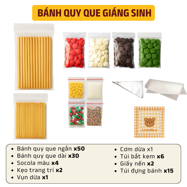 [SNL] Trang trí Bánh quy que Pepero Bigsize (nhiều loại bánh)