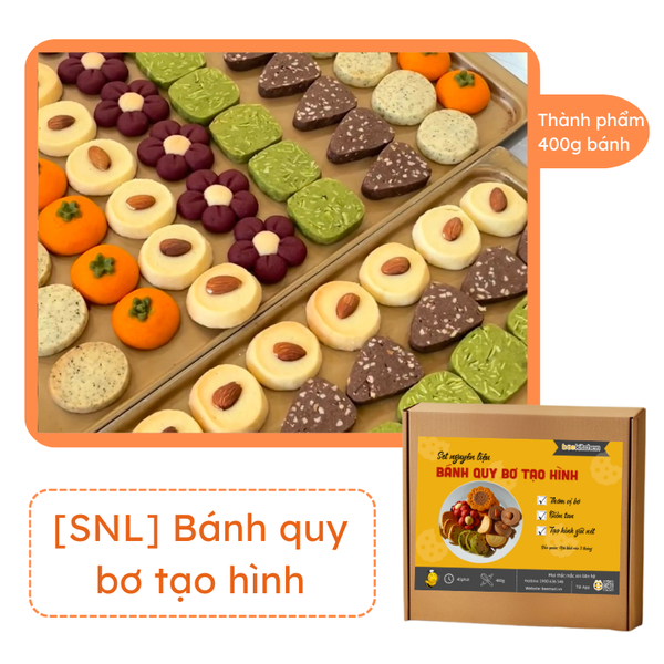 [SNL] Bánh cookie bơ tạo hình
