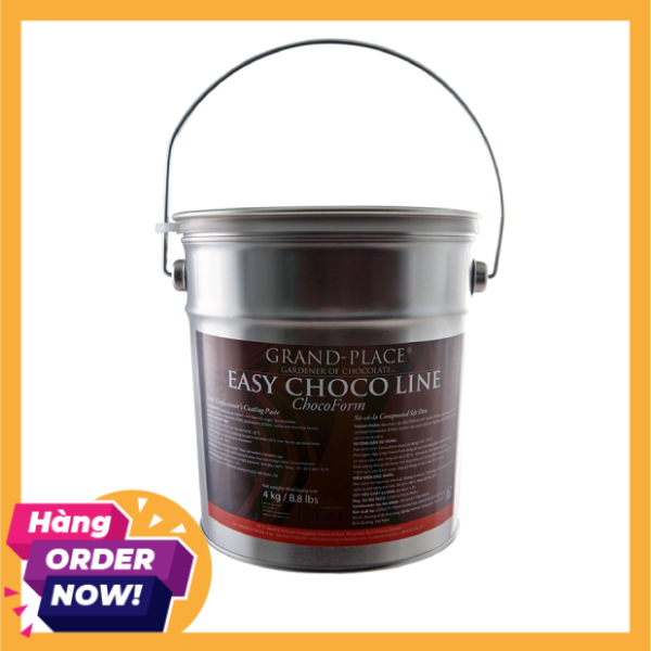 Socola phủ bánh Grand Place Chocoform sệt đen 4kg