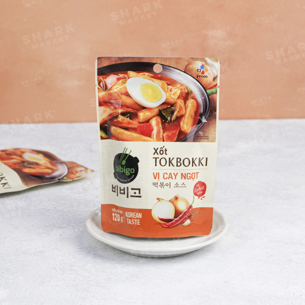Sốt nấu Tokbokki Bibigo 120gr Sốt Nấu Tokbokki Bibigo 120Gr