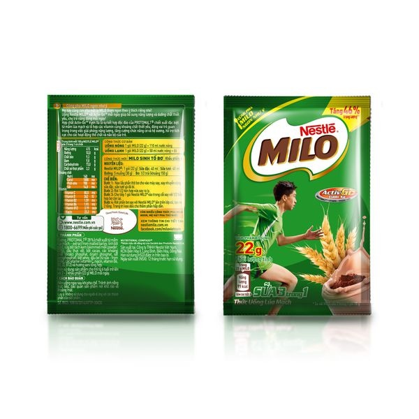 Sữa bột Milo 3in 1 gói 22g