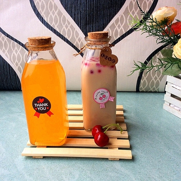 Chai thủy tinh vuông 350ml