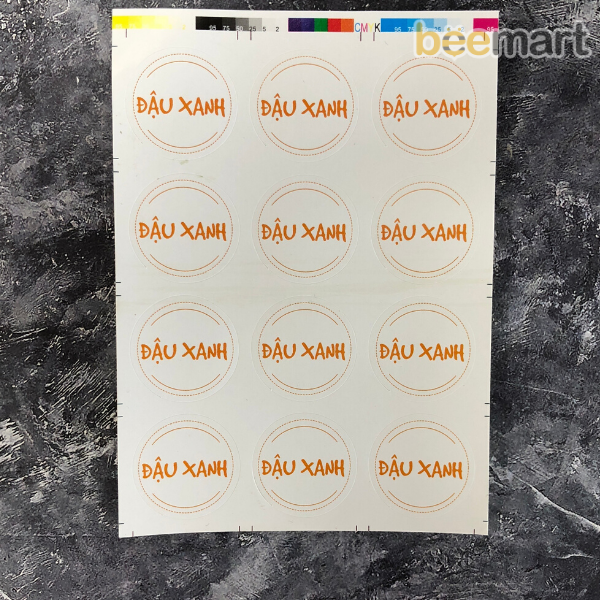 Tem dán nhân đậu xanh (12c)