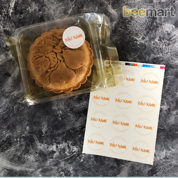 Tem dán nhân đậu xanh (12c)