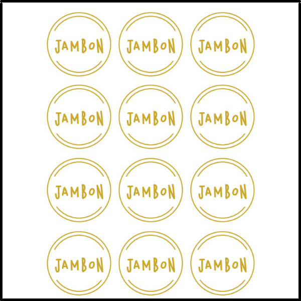 Tem dán nhân Jambon (12c)