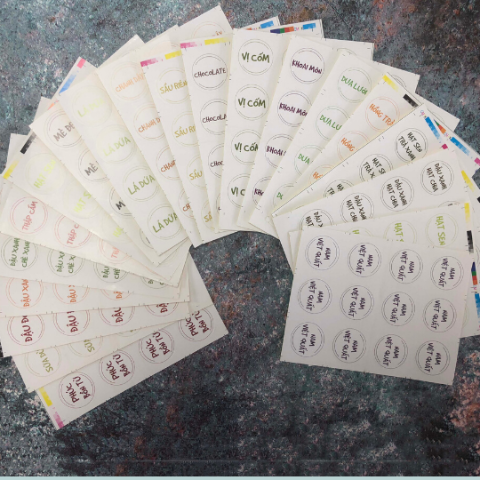 Tem dán nhân sữa dừa (12c)