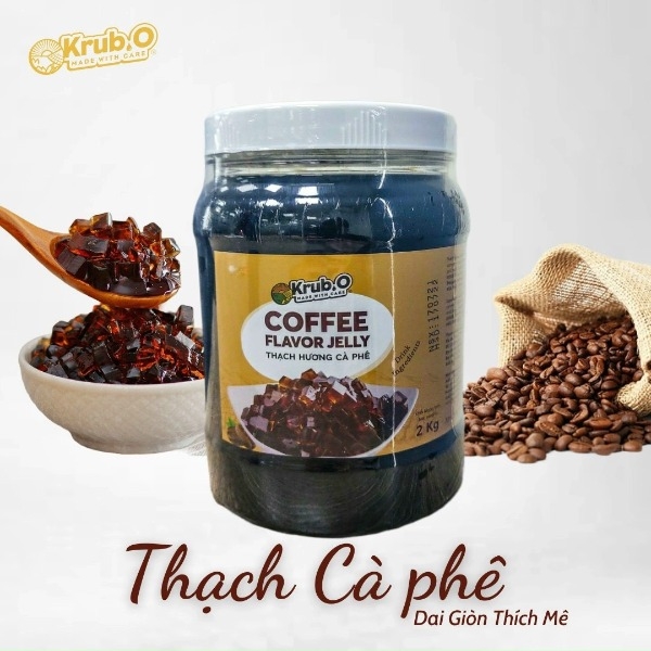 Thạch cafe krubo 2kg