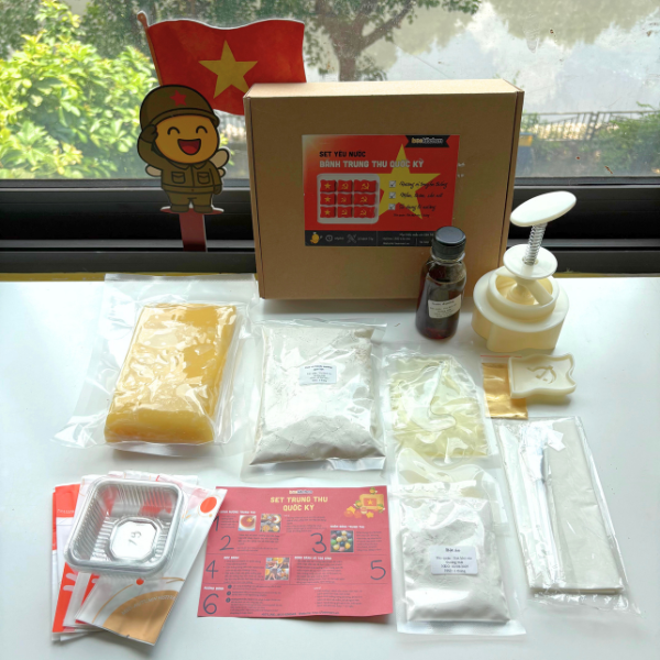 [SNL] Set bánh trung thu quốc kỳ