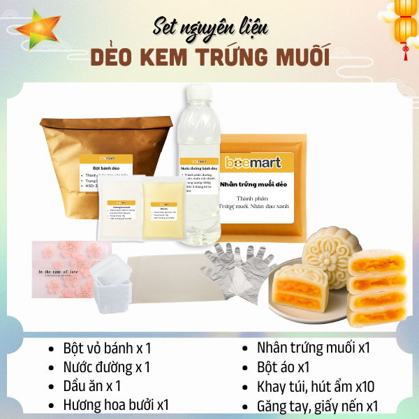 [SNL] Bánh dẻo nhân kem trứng muối