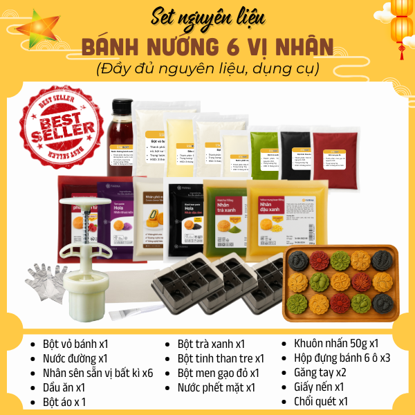 [SNL] Bánh nướng trung thu 6 vị nhân