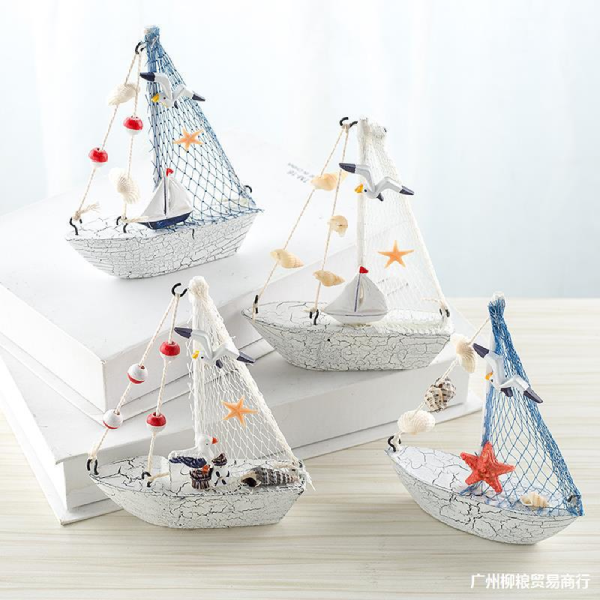 Thuyền buồm trang trí bánh mẫu 1