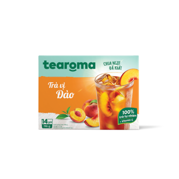 Trà Đào hòa tan Tearoma 196g (14gx14)