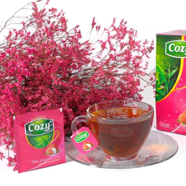 Trà cozy vải túi lọc (25 túi)