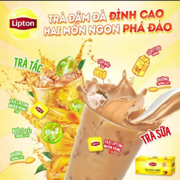 Trà Lipton nhãn vàng 25 Túi