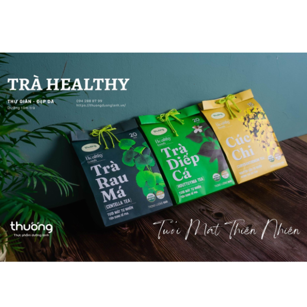 Trà rau má Thương Dưỡng Lành túi 150g (20 gói)