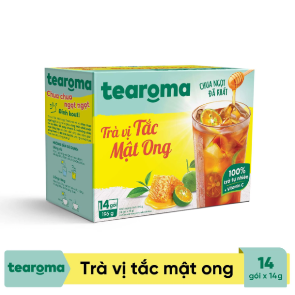 Trà Tắc mật ong Tearoma 196g (14gx14)