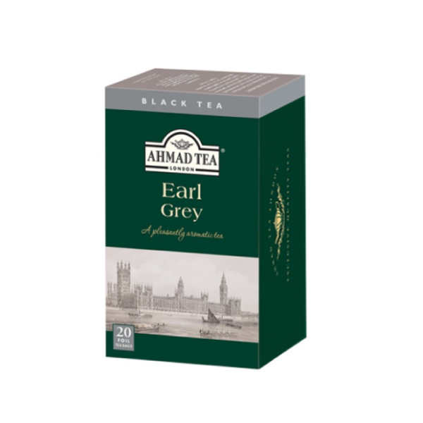Trà túi lọc Earl Grey Ahmad 40g (20 túi x2g)