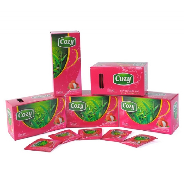 Trà cozy vải túi lọc (25 túi)