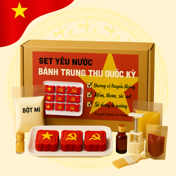 [SNL] Set bánh trung thu quốc kỳ