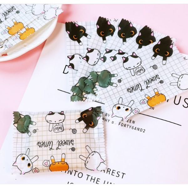 Túi đựng cookies mèo Sweet Times 7x10cm