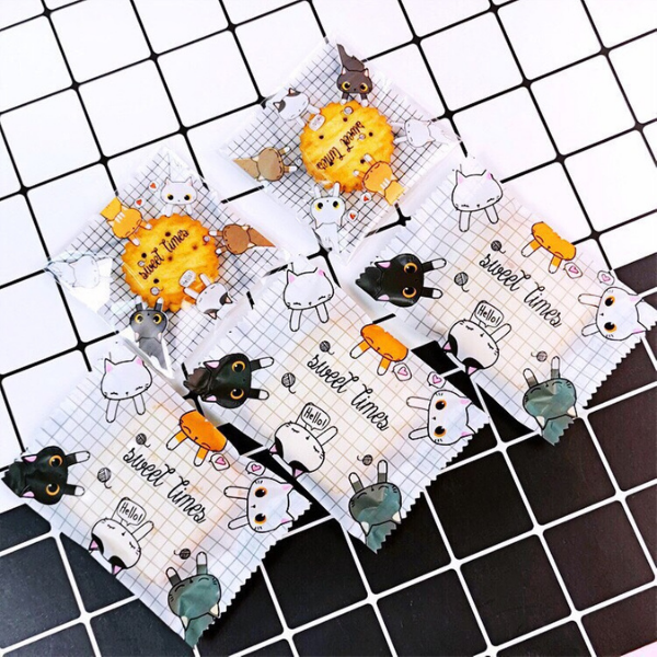 Túi đựng cookies mèo Sweet Times 7x10cm