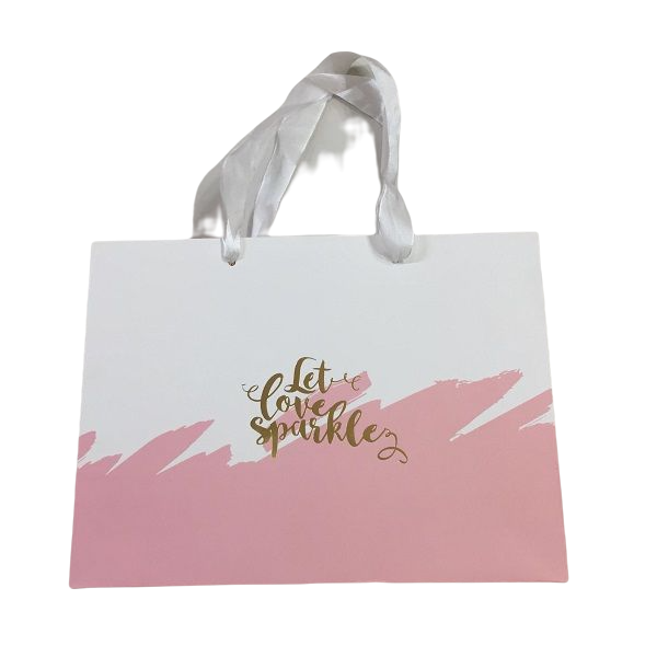 Túi đựng quà Let Love Sparkle hồng size lớn