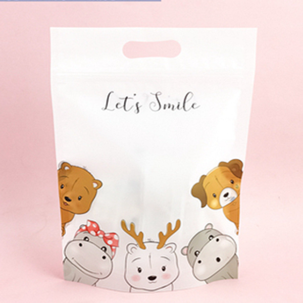 Túi zip đựng bánh Let's Smile (10c)