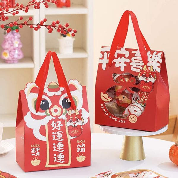 Túi quà giấy cứng Peace and Joy 19x10x23cm