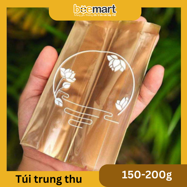 Túi trung thu Sen số 10 đựng bánh 150-200gr (50c)