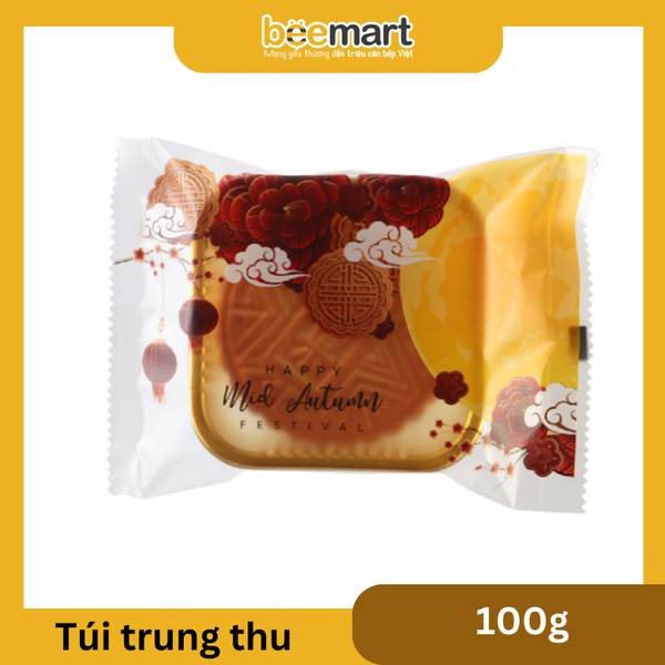 Túi trung thu Happy Mid Autumn đựng bánh 100g (50c)