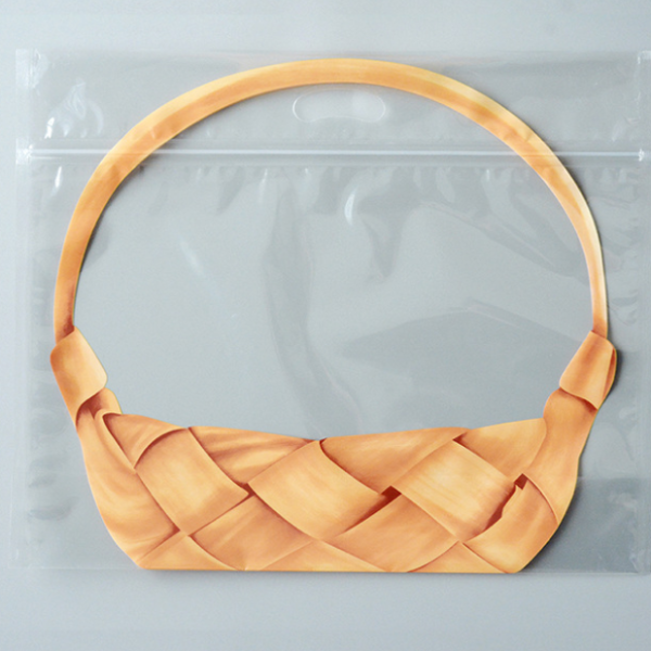 Túi zip đựng bánh giỏ quai xách 29.5x22cm (10c)