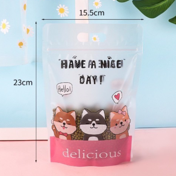 Túi zip đựng bánh Have a nice day (10c)