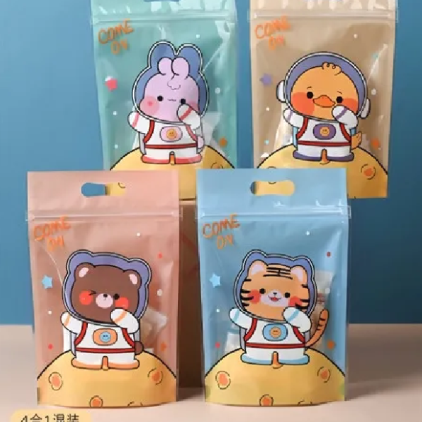 Túi zip hình phi hành gia (10c)