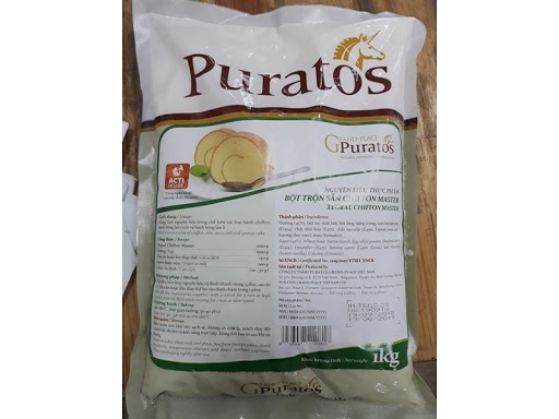 Bột trộn sẵn chiffon master Puratos 1kg