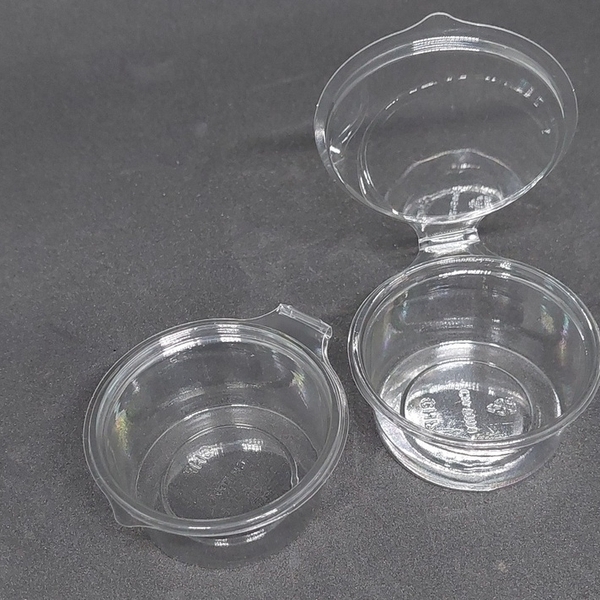 Hũ nhựa đựng panna cotta nắp liền 120ml- 10 hũ