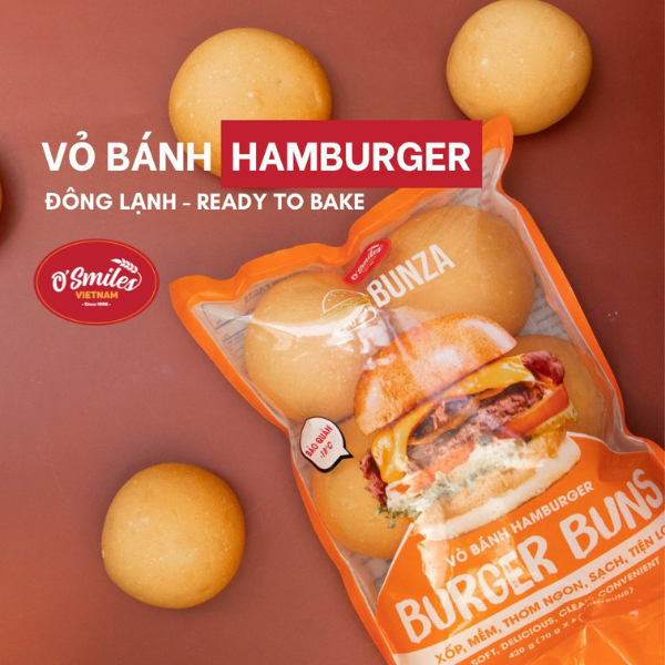 Đế bánh hamburger đông lạnh (6c)