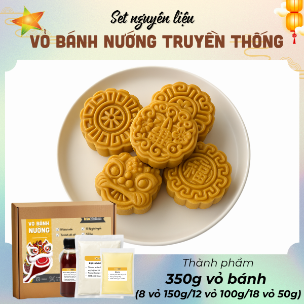 [SNL] Vỏ bánh nướng 350g (chọn màu vỏ)