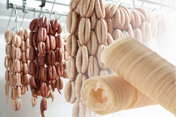 Vỏ xúc xích collagen Viscofan 28mm