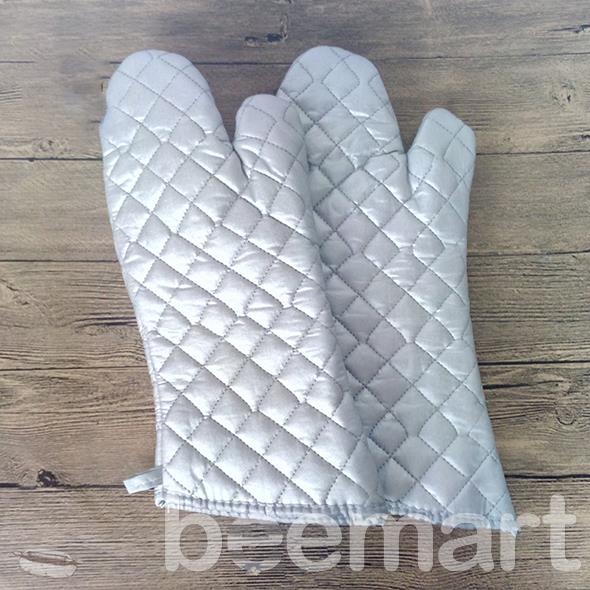 Đôi găng tay bạc chống nóng dài