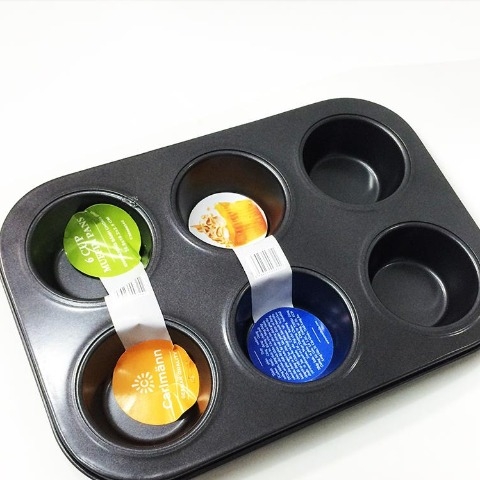 Khay nướng bánh 6 cái Carlmann CM008242