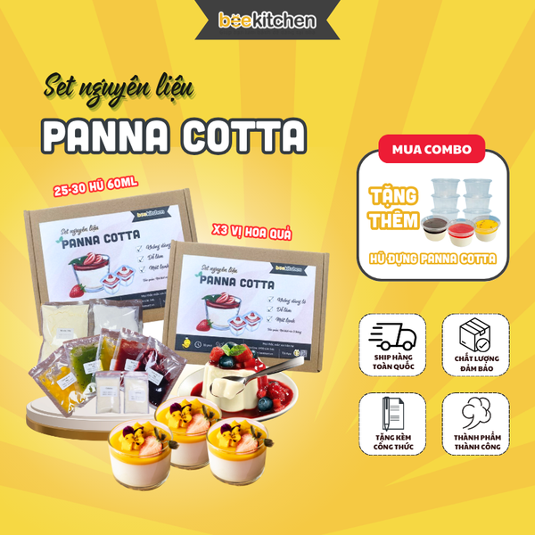 [SNL] Panna Cotta (Tặng kèm 10 hũ đựng)