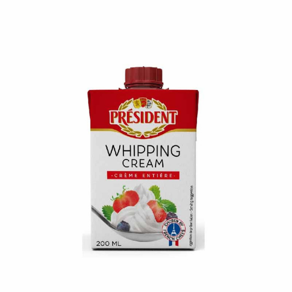 Whipping cream President 35,1% 200ml
