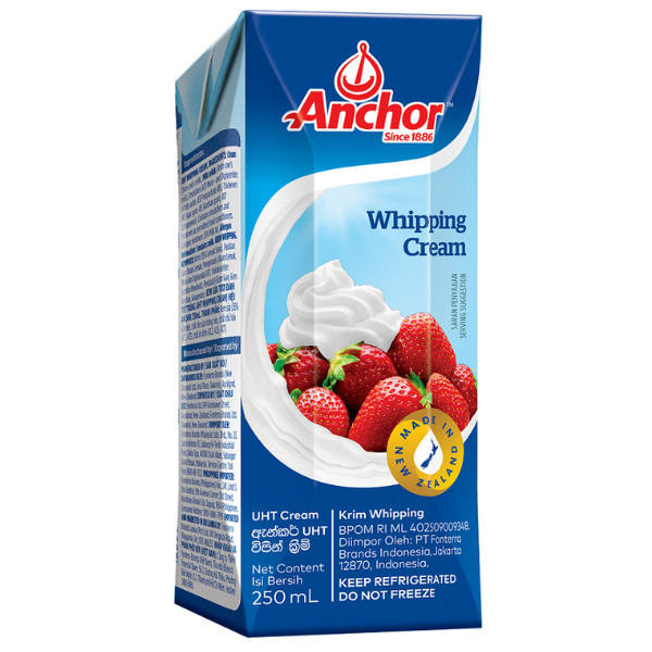 Whipping cream Anchor 250ml - 1 thùng - 24 hộp