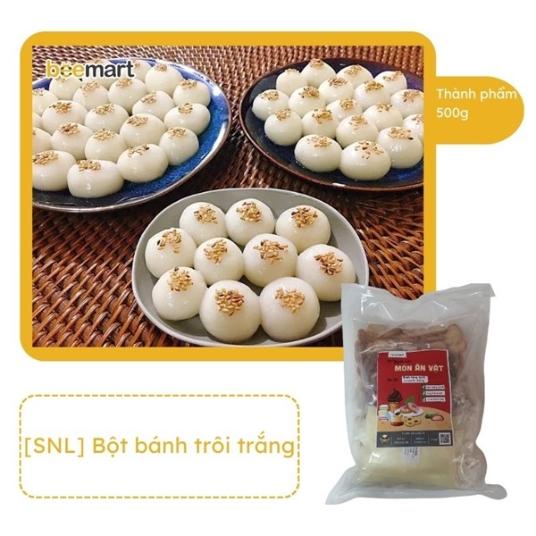 [Bột trộn sẵn cấp đông] Bánh trôi trắng
